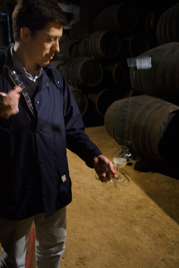 Cata de vinos de Jerez en Jerez de la Frontera - Prueba el jerez directamente de la barrica en Bodegas Emilio Hidalgo