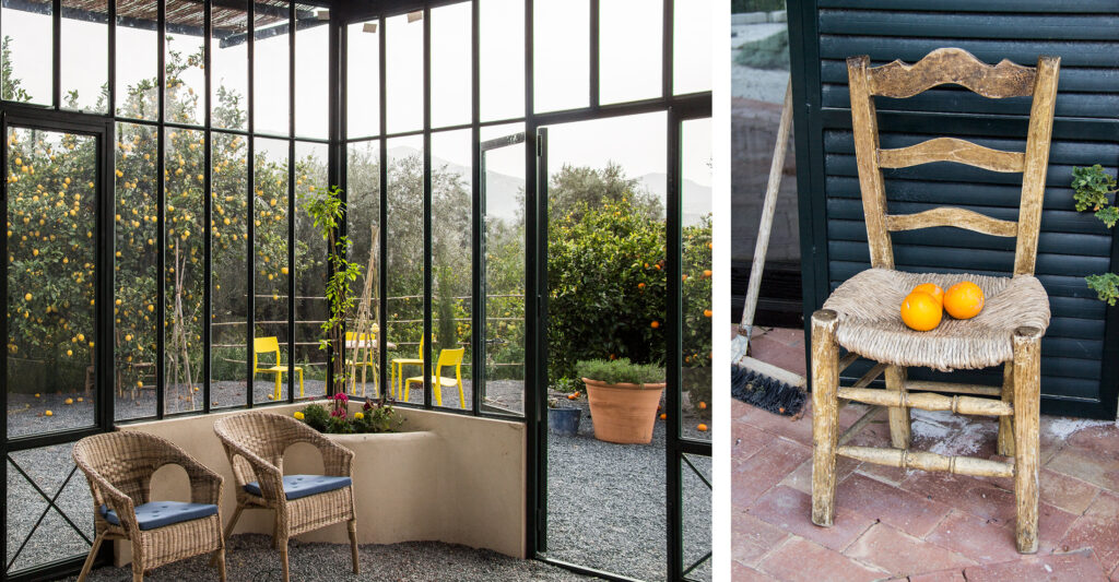 Luxurious countryside in the Andalusian lemon groves