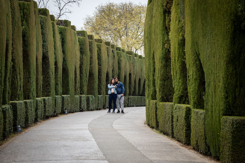 Generalife er fyldt med haver og parkområder. Foto: Christian Grønne