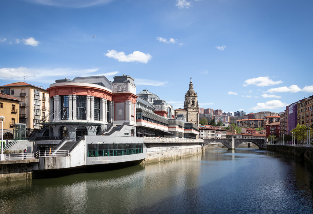 Bilbao's food market is an architectural gem by the river.