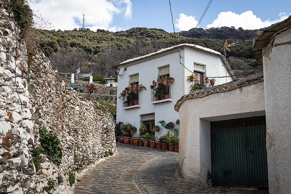 Casas típicas de la Alpujarra de Bubión.