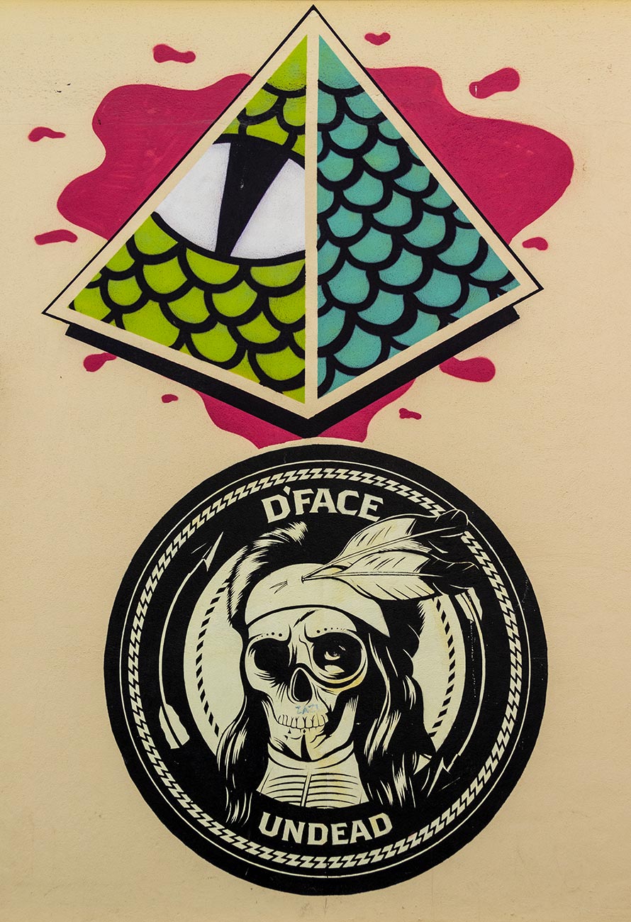 D*FACE street art in Soho Málaga.