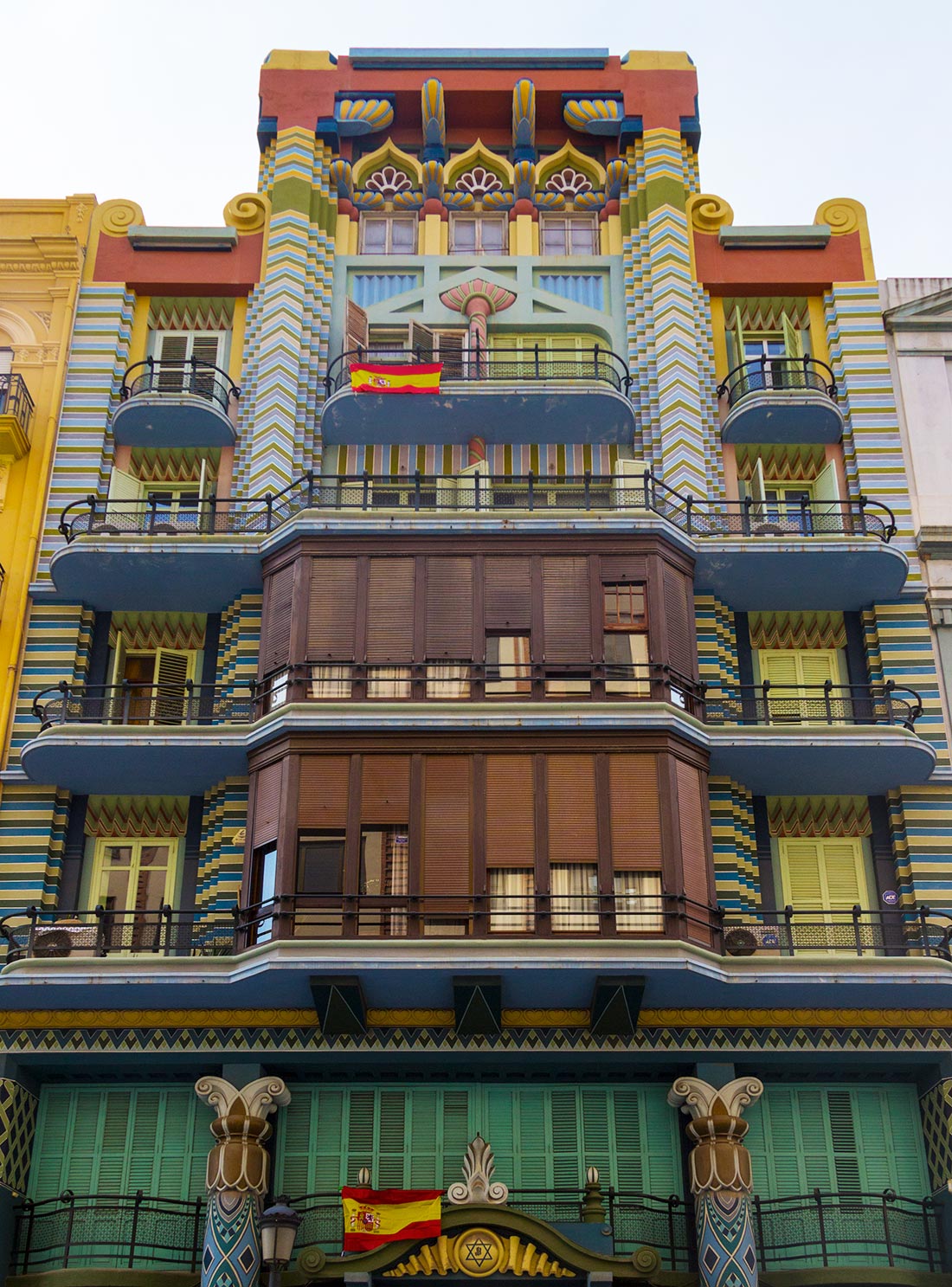 La Casa Judía del barrio de Ruzafa de Valencia es una joya arquitectónica llena de colorido