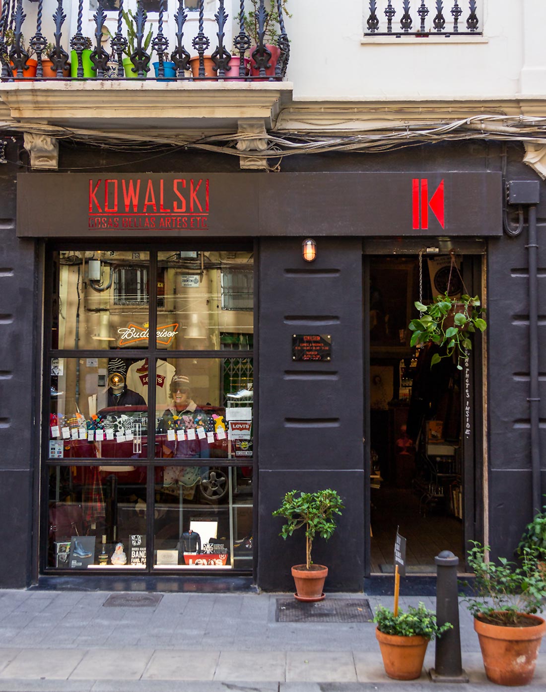 Compra productos vintage en Kowalski, en el barrio de Ruzafa de Valencia