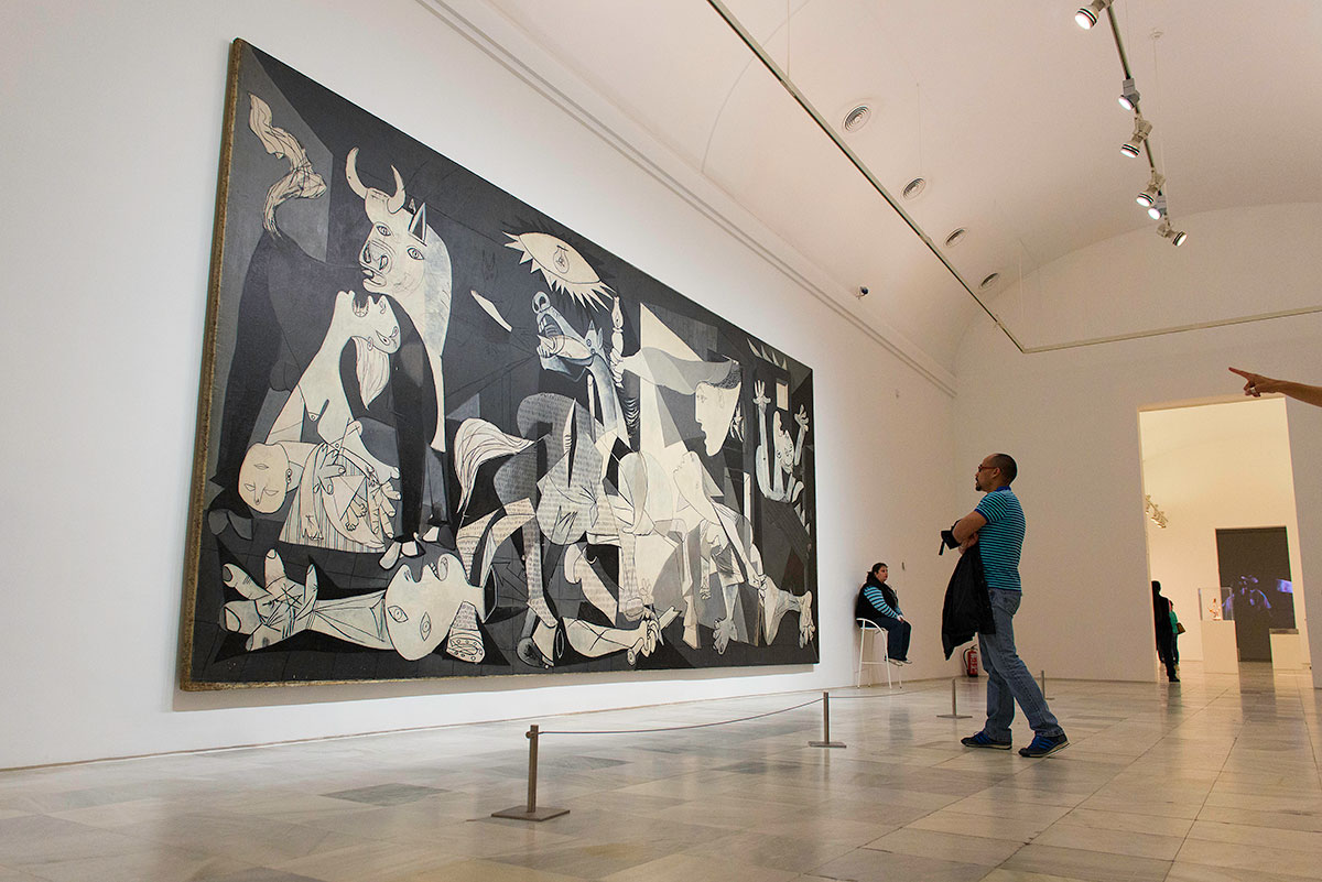 El Guernica de Pablo Picasso en el Reina Sofía de Madrid