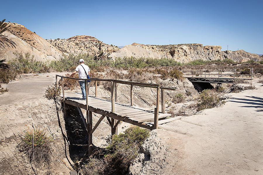 El puente artificial de la película Lawrence y Arabia en Tabernas Almería