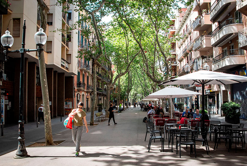 Rambla Poblenou Barcelona