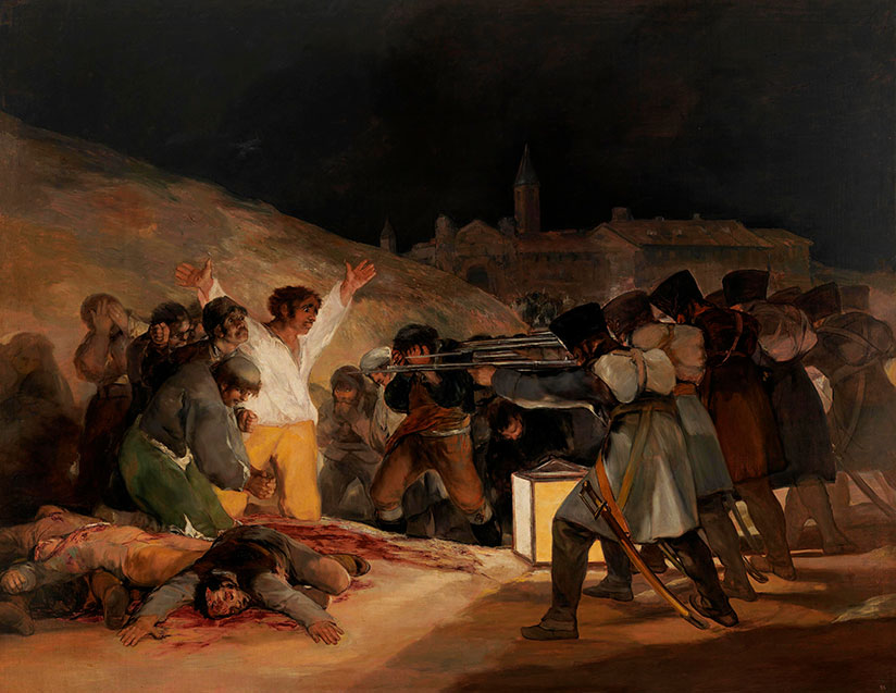 May 3 by Francisco de Goya - Prado Museum in Madrid. Photo: © Museo Nacional del Prado
