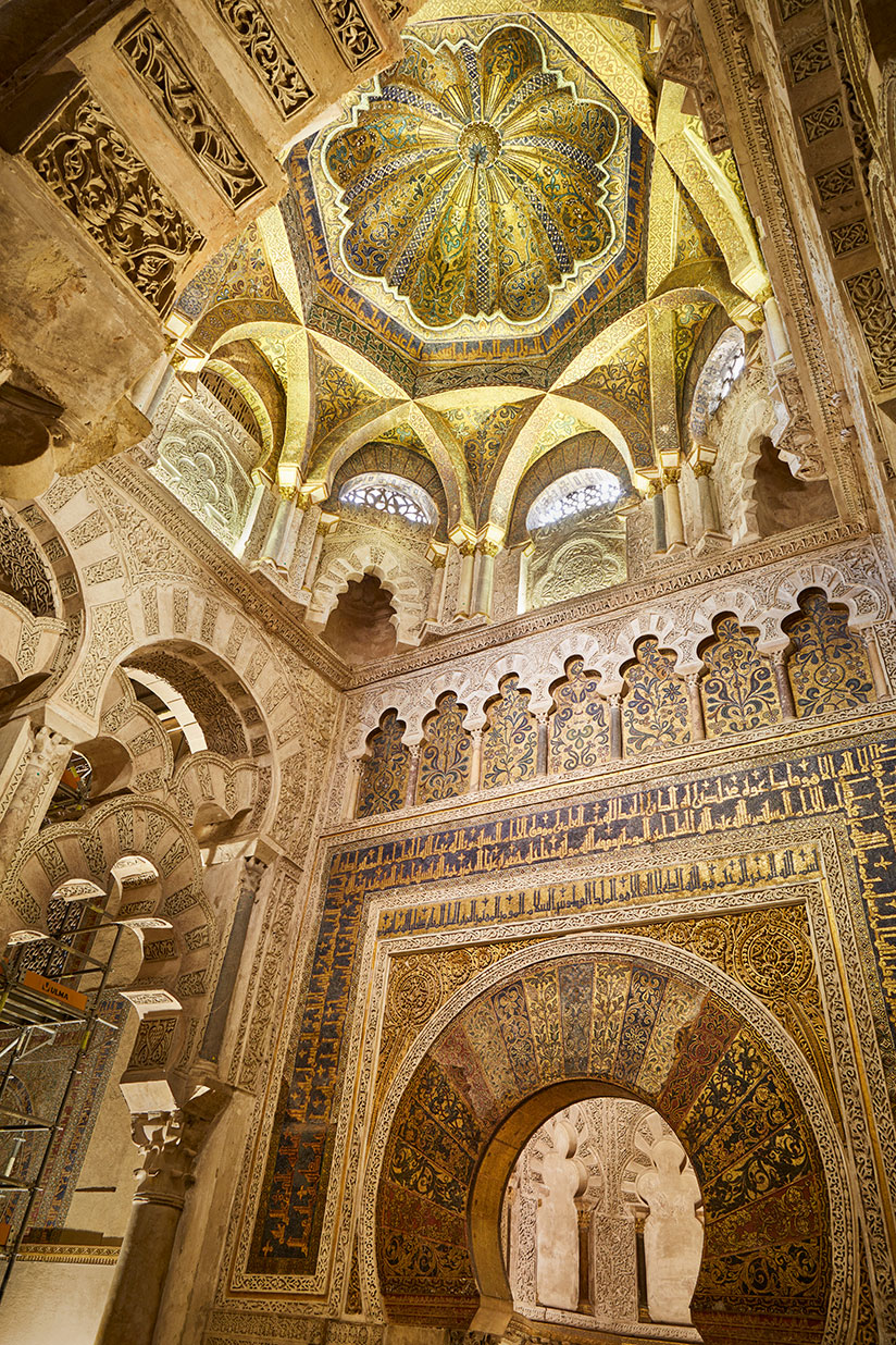El nicho de oración de la mezquita-catedral de Córdoba. Foto: Christian Grønne