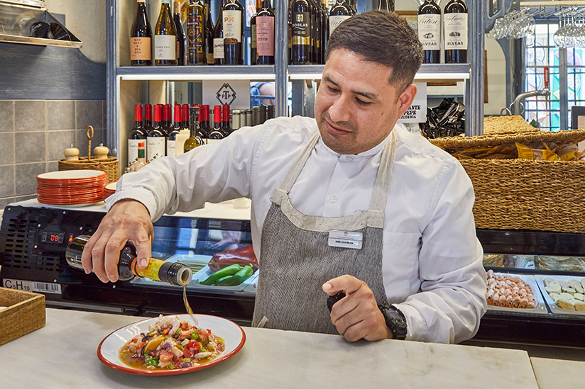 Casa Pepe de la Juderia i Córdoba er en kendt og virkelig god tapasbar og restaurant.