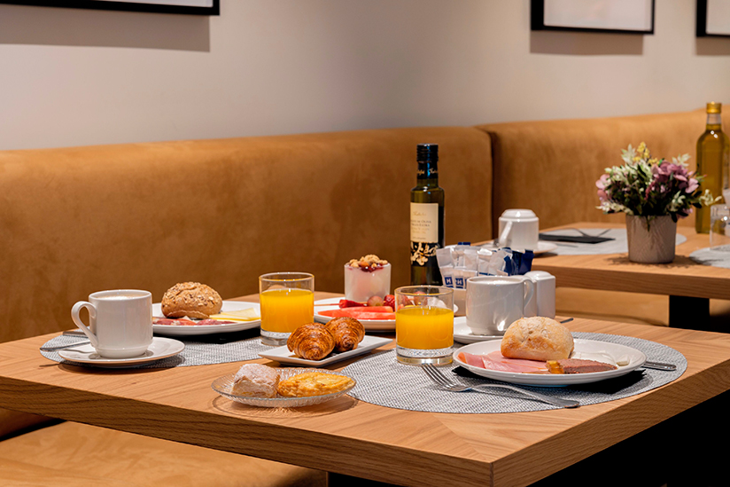 There is a nice selection for the breakfast buffet at H10 Palacio Colomera in Córdoba.