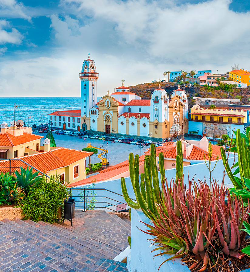 El encantador pueblo de Candelaria, en Tenerife.