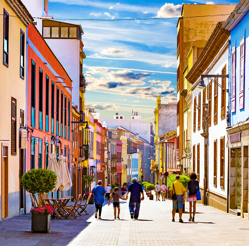 San Cristóbal de Laguna en Tenerife.