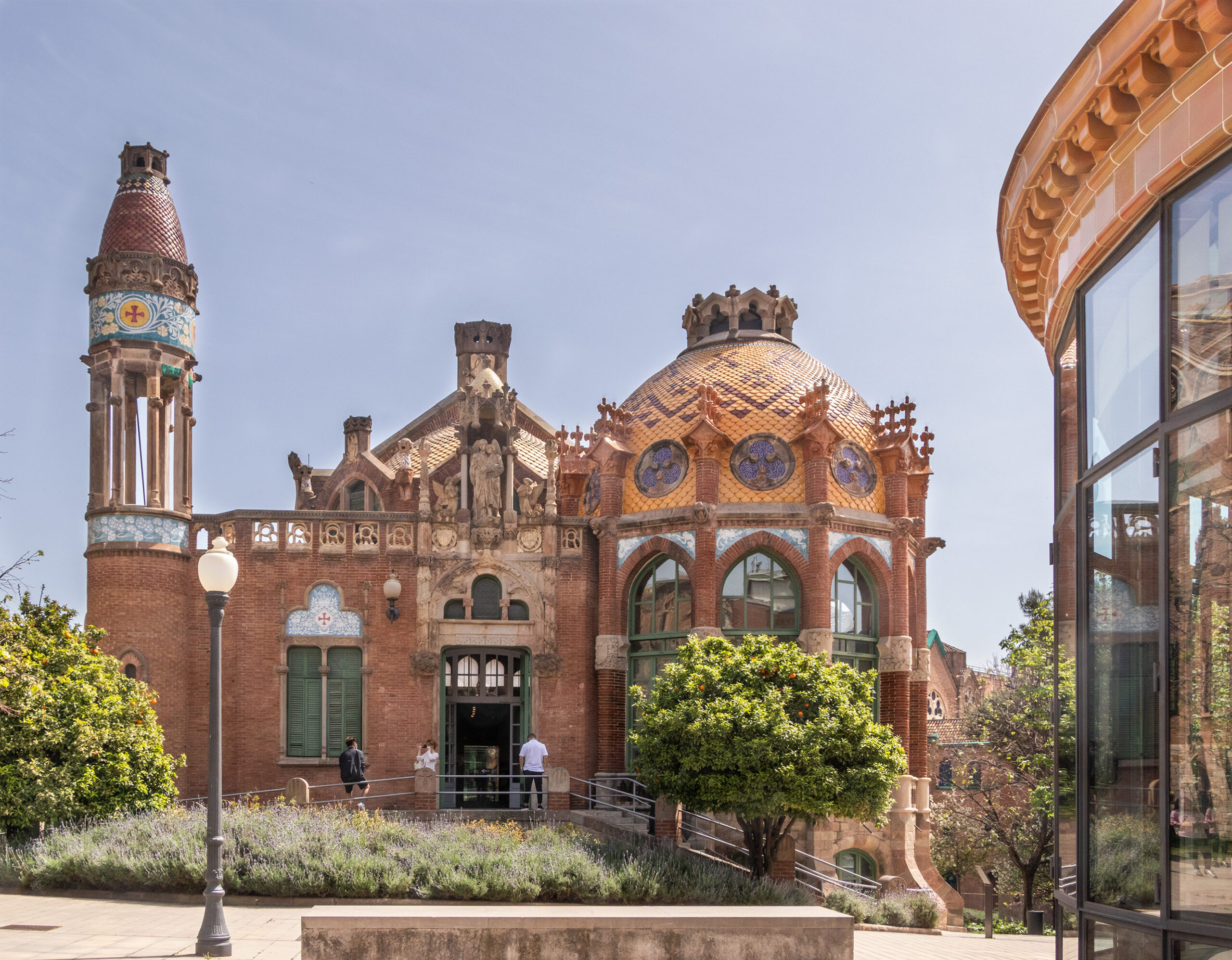 På Barcelonas modernistiske hospital havde de tidligere patienter smukke omgivelser.