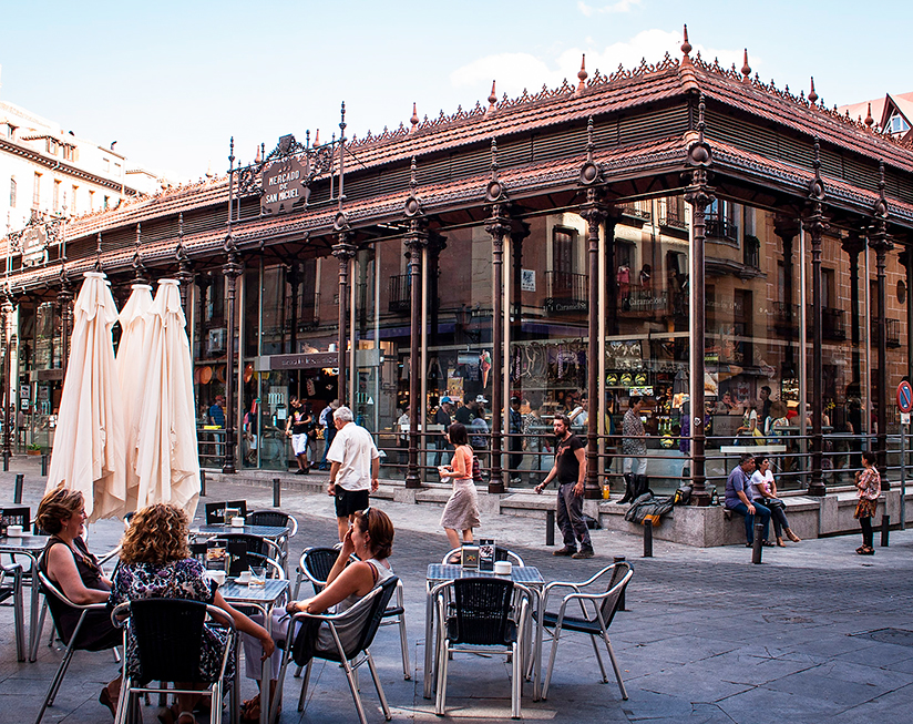 A food experience at Mercado de San Miguel is a must when in Madrid.