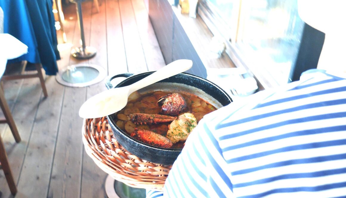 Hummer- og havtaskegryde fra Spanien