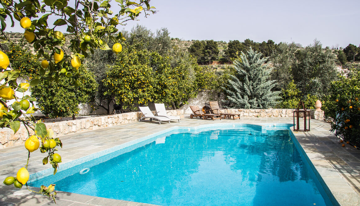 Luksuriøs landidyl i de andalusiske citronlunde