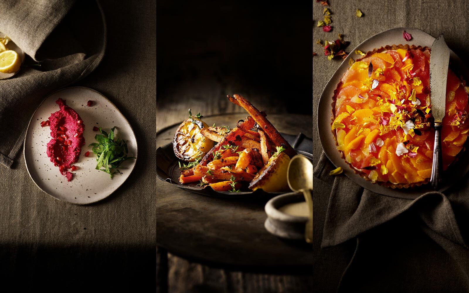 3 opskrifter med citroner - fra kogebogen Citroner. Foto: Mikkel Adsbøll